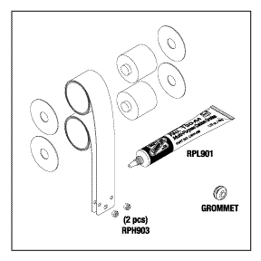 GE • OHMEDA • OHIO® MEDICAL REPLACEMENT BUOYANCY SPRING KIT (RIGHT)