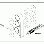 GE • OHMEDA • OHIO® MEDICAL REPLACEMENT BUOYANCY SPRING KIT (LEFT)