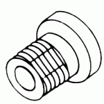 PELTON & CRANE REPLACEMENT REFLECTOR PIVOT BUSHING KIT