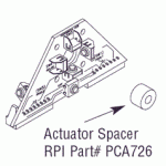 PELTON & CRANE REPLACEMENT FOOT SWITCH ASSEMBLY (PCB)