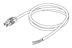 POWER CORDS, PLUGS AND CONNECTORS REPLACEMENT POWER CORD WITHOUT CONNECTORS (13A @ 125VAC, 8 ft.)
