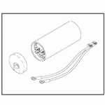 PELTON & CRANE REPLACEMENT CAPACITOR (590-708 µf; 110/125VAC)