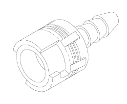 PELTON & CRANE REPLACEMENT IN-LINE COUPLING (1/8")