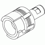PELTON & CRANE REPLACEMENT FEMALE QUICK CONNECT (1/16")