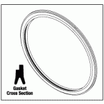 PELTON & CRANE REPLACEMENT DOOR GASKET
