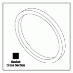 PELTON & CRANE REPLACEMENT DOOR GASKET