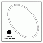 PELTON & CRANE REPLACEMENT DOOR GASKET