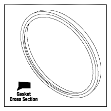 PELTON & CRANE REPLACEMENT DOOR GASKET