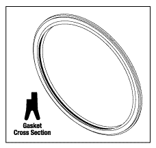 PELTON & CRANE REPLACEMENT DOOR GASKET