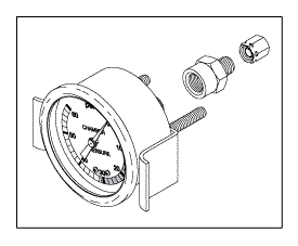 PELTON & CRANE REPLACEMENT PRESSURE GAUGE