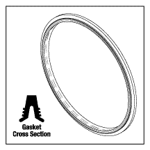 PELTON & CRANE REPLACEMENT DOOR GASKET