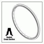 PELTON & CRANE REPLACEMENT DOOR GASKET