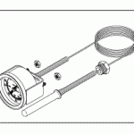 PELTON & CRANE REPLACEMENT TEMPERATURE GAUGE