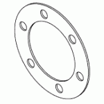 PELTON & CRANE REPLACEMENT GASKET (END COVER)