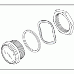 PELTON & CRANE REPLACEMENT SIGHT GLASS (OIL)