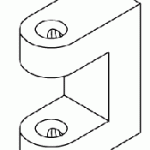 PELTON & CRANE REPLACEMENT DOOR HINGE BLOCK