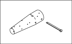 PELTON & CRANE REPLACEMENT FILTER WITH COTTER PIN