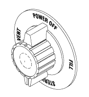 PELTON & CRANE REPLACEMENT KNOB (FUNCTION)
