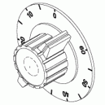 PELTON & CRANE REPLACEMENT KNOB (TIMER)