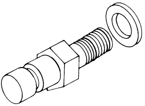 PELTON & CRANE REPLACEMENT SPRING RETAINER WITH WASHER
