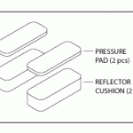 PELTON & CRANE REPLACEMENT CUSHION KIT