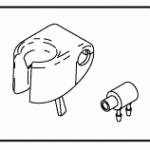 PELTON & CRANE REPLACEMENT HANDPIECE HANGER ASSEMBLY
