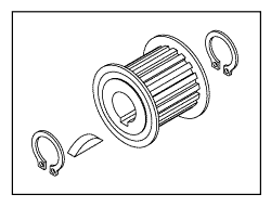 PELTON & CRANE REPLACEMENT LIFT MOTOR PULLEY KIT