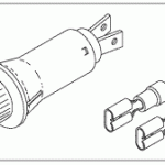 NEY-PORCELAIN OVENS REPLACEMENT “POWER ON” LIGHT (RED)