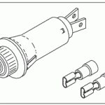 PELTON & CRANE REPLACEMENT “HEAT ON” LIGHT (AMBER)