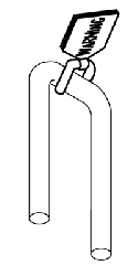 PELTON & CRANE REPLACEMENT MAIN ARM SPRING SAFETY PIN