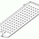 PELTON & CRANE REPLACEMENT TRAY REST & SUPPORT ASSEMBLY