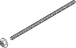 PELTON & CRANE REPLACEMENT LEVELING ROD & NUT
