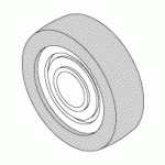 PELTON & CRANE REPLACEMENT ROLLER