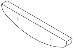 PELTON & CRANE REPLACEMENT SPACER (DOOR)