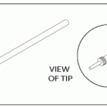 PELTON & CRANE REPLACEMENT WATER VALVE STEM