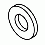 PELTON & CRANE REPLACEMENT MANIFOLD WASHER (SILICONE)