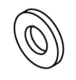 PELTON & CRANE REPLACEMENT MANIFOLD WASHER (SILICONE)