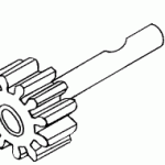 DENT-X® (PHILIPS) REPLACEMENT GEAR WITH DRILLED SHAFT