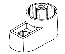 RITTER - CASTLE REPLACEMENT PRESSURE GAUGE MOUNTING BASE