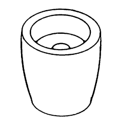 MDT - RITTER - CASTLE® REPLACEMENT PLASTIC FOOT