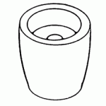 RITTER - CASTLE REPLACEMENT PLASTIC FOOT