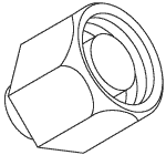 RITTER REPLACEMENT COMPRESSION NUT WITH FERRULE