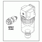 DENTSPLY REPLACEMENT AIR FILTER ASSEMBLY