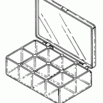 KITS REPLACEMENT 8-COMPARTMENT STORAGE CASE