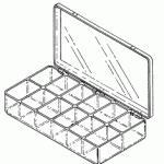 ACCESSORIES AND SUPPLIES REPLACEMENT 12-COMPARTMENT STORAGE CASE