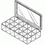 ACCESSORIES AND SUPPLIES REPLACEMENT 18-COMPARTMENT STORAGE CASE