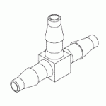 SCICAN REPLACEMENT BARB TEE