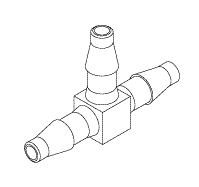 SCICAN REPLACEMENT BARB TEE