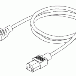 HAMILTON BELL REPLACEMENT INDUSTRIAL GRADE POWER CORD (15A @ 125VAC, 10 ft.)
