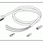 PELTON & CRANE REPLACEMENT POWER CORD (15A @ 125VAC, WITH TERMINALS, 7 ft.)